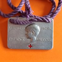 Médaille Croix Rouge Vaud 1940 Rare