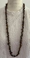 Natur Steinkette braun Länge 42 cm