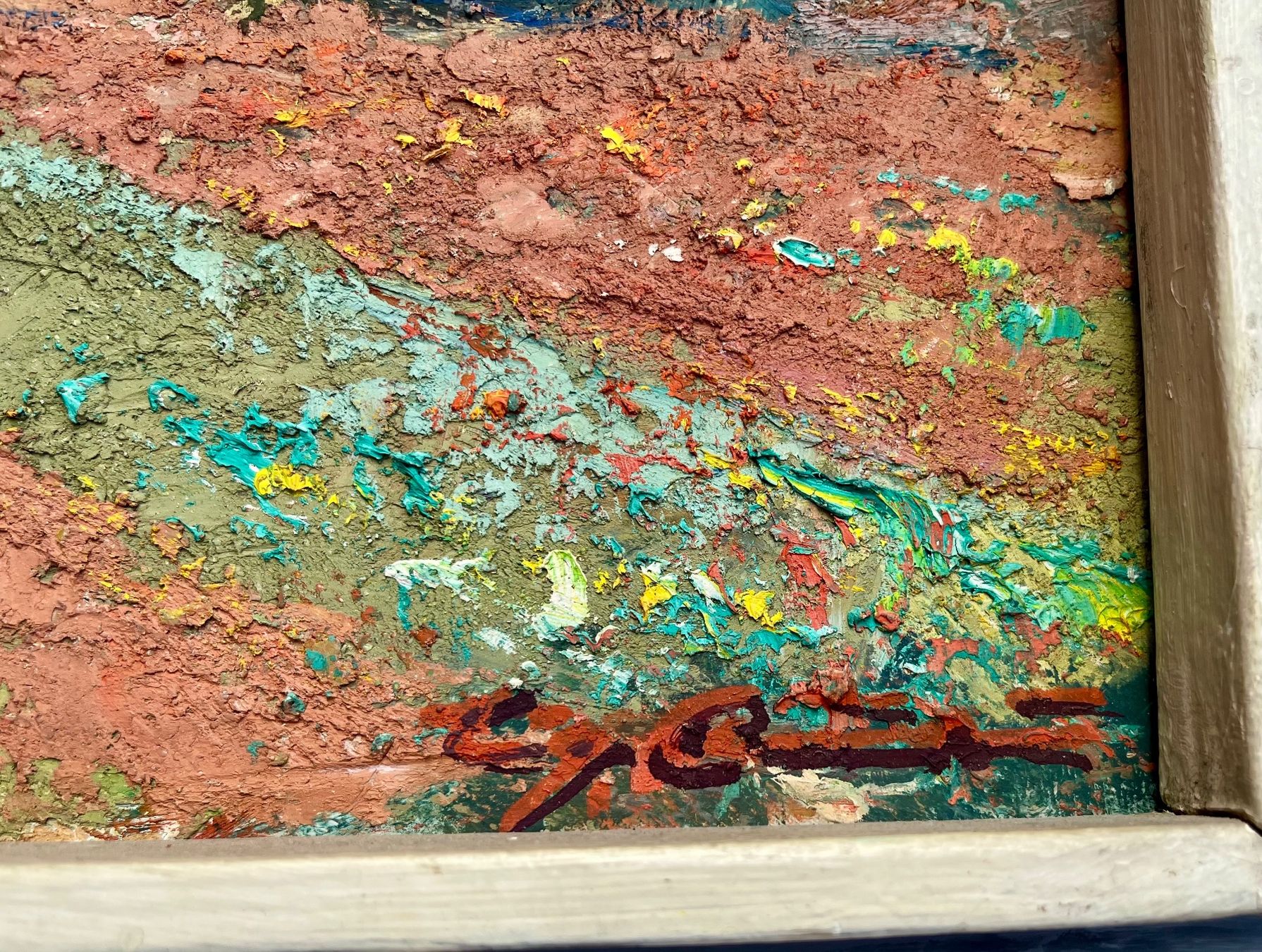 Gemälde: Eugen Ammann, Ölgemälde, Berglandschaft – Gebraucht aus Olten von peterblau 2