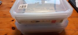 2 boîtes en plastique (Neuves)