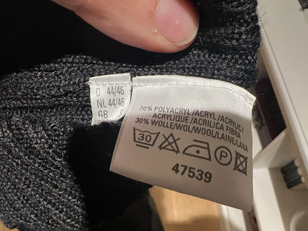 Maglioni & Felpe: JOHN DEVIN Herren Pullover Schwarz Acryl/Wolle Grösse 46 – Usato da Hünenberg venduto da Paddels 3