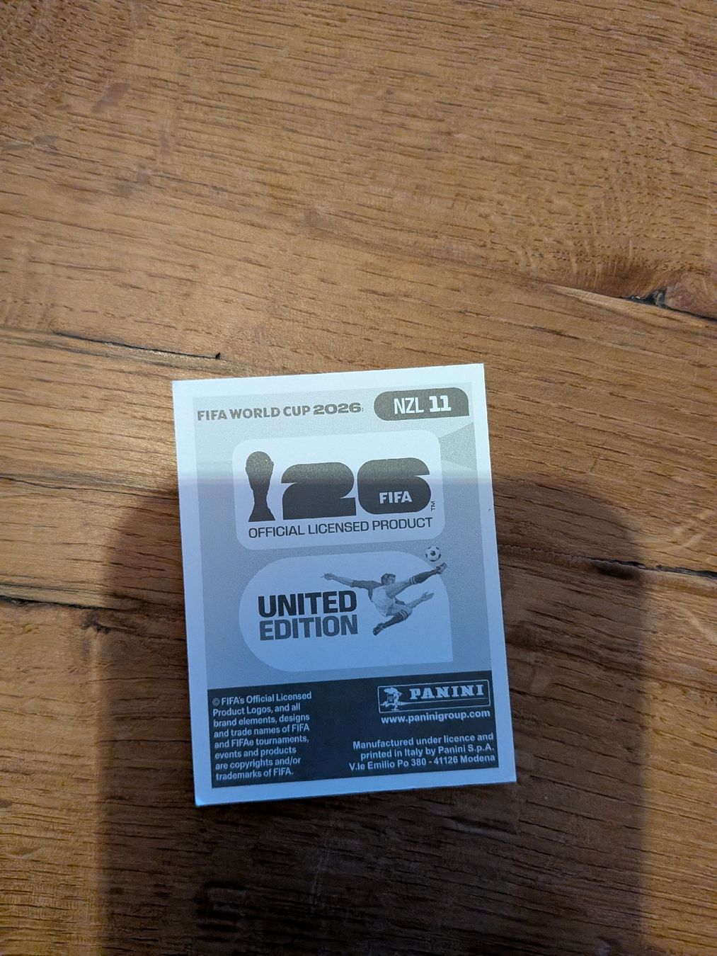 Panini Cartes à collectionner: Panini Bild NZL 11 – D'occasion à Eschenbach SG par SanFranciscoCalifornia 1