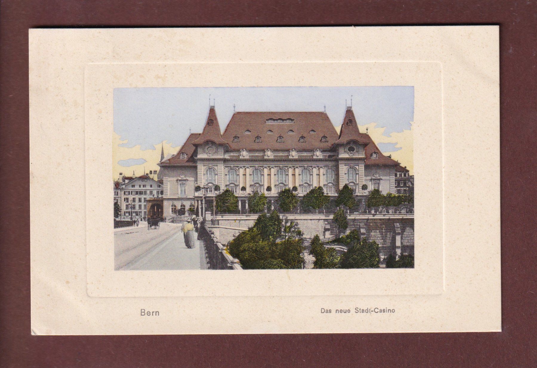 Cartoline postali: BERN - Casino - 1909 – Usato da Pully venduto da nicecards