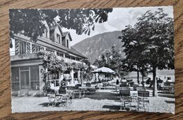 Hotel, Restaurant, Strandbad, Neuhaus a. Thunersee 1953