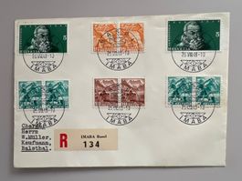 1948 IMABA Basel Einges. Brief Nr. 202/204/257/281
