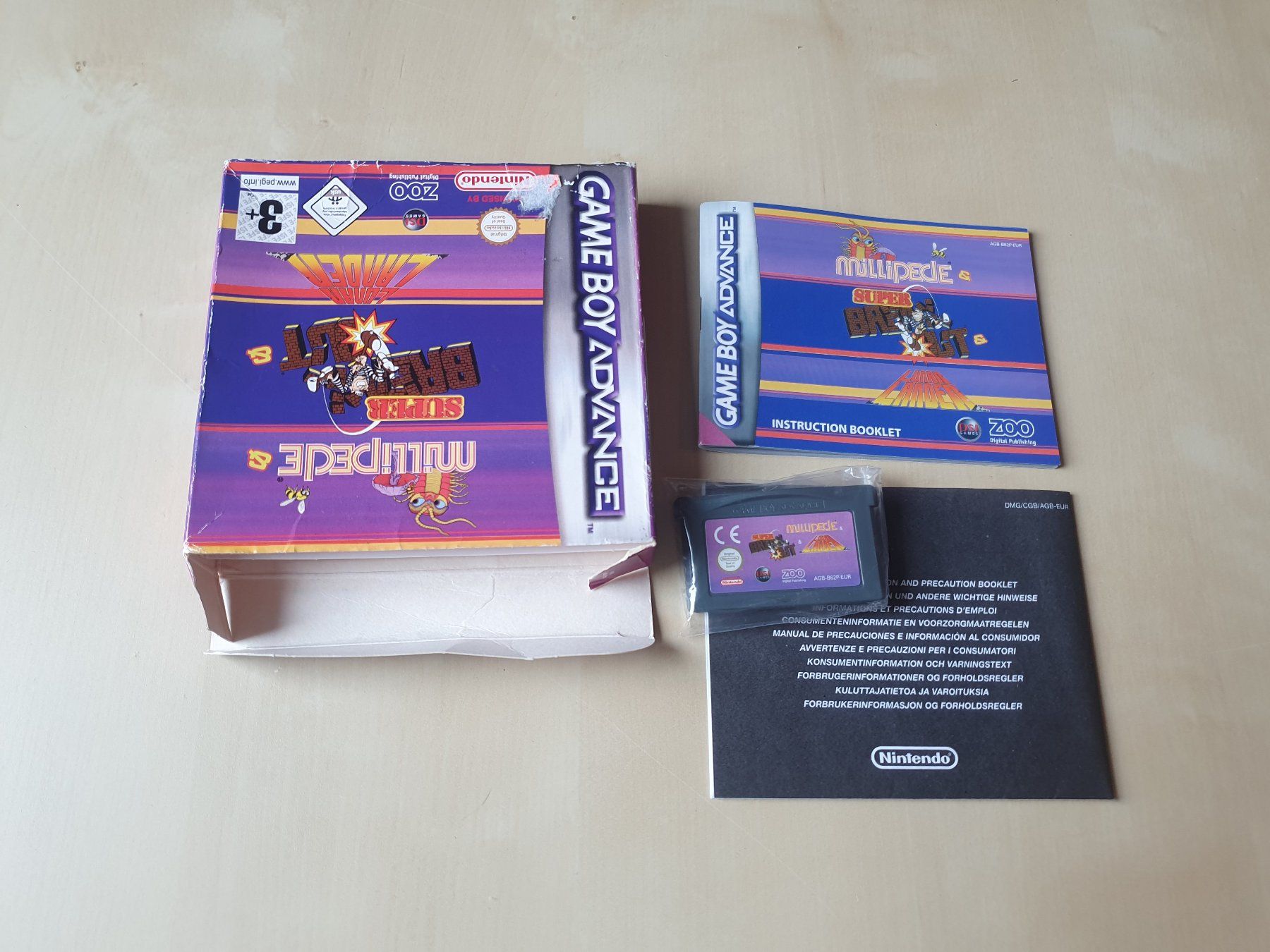 Nintendo Giochi: Millipede & Super Break out & Lunar Lander – Usato da Stansstad venduto da collectorsshop 6