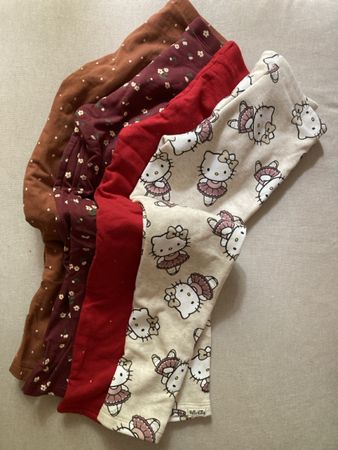 Leggings Set warm, (Hello Kitty) vier Stück Gr. 122/128