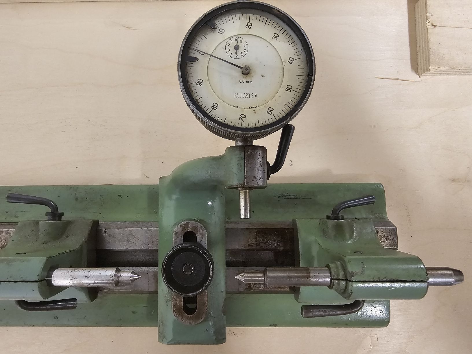 Misurare: Rundlaufprüfgerät mit Paillard Messuhr / Mikrometer – Usato da Biel/Bienne venduto da Switzerland92 4