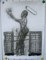 Lithographie signature illisible