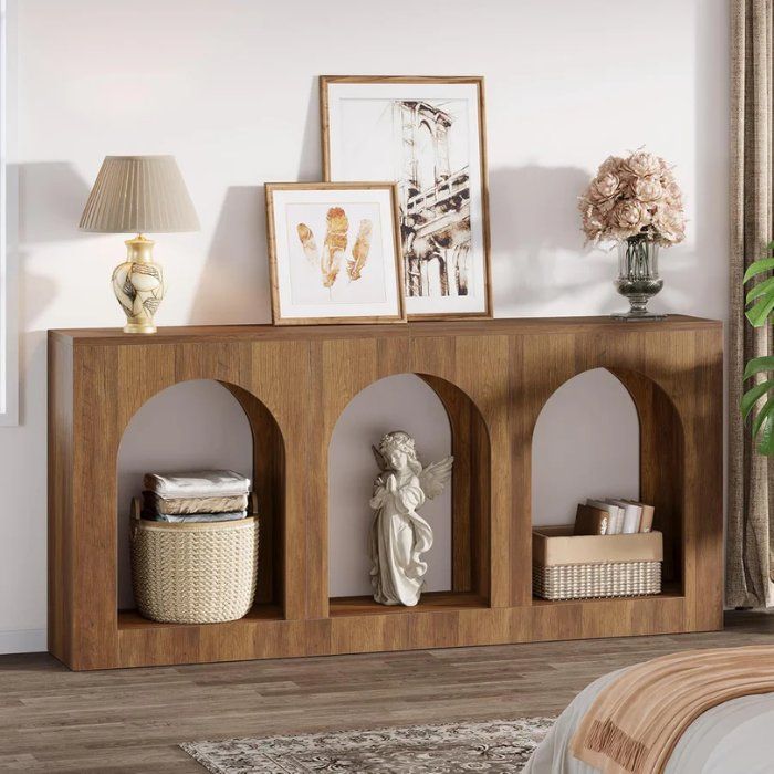 Tavoli: Konsolentisch 160cm Bogenregal 3 Ebenen – Nuovo e nell'imballaggio originale da Gretzenbach venduto da Genfi-Shop 5