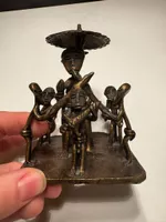 Afrikanische Kunst/dekorative Bronzefigur