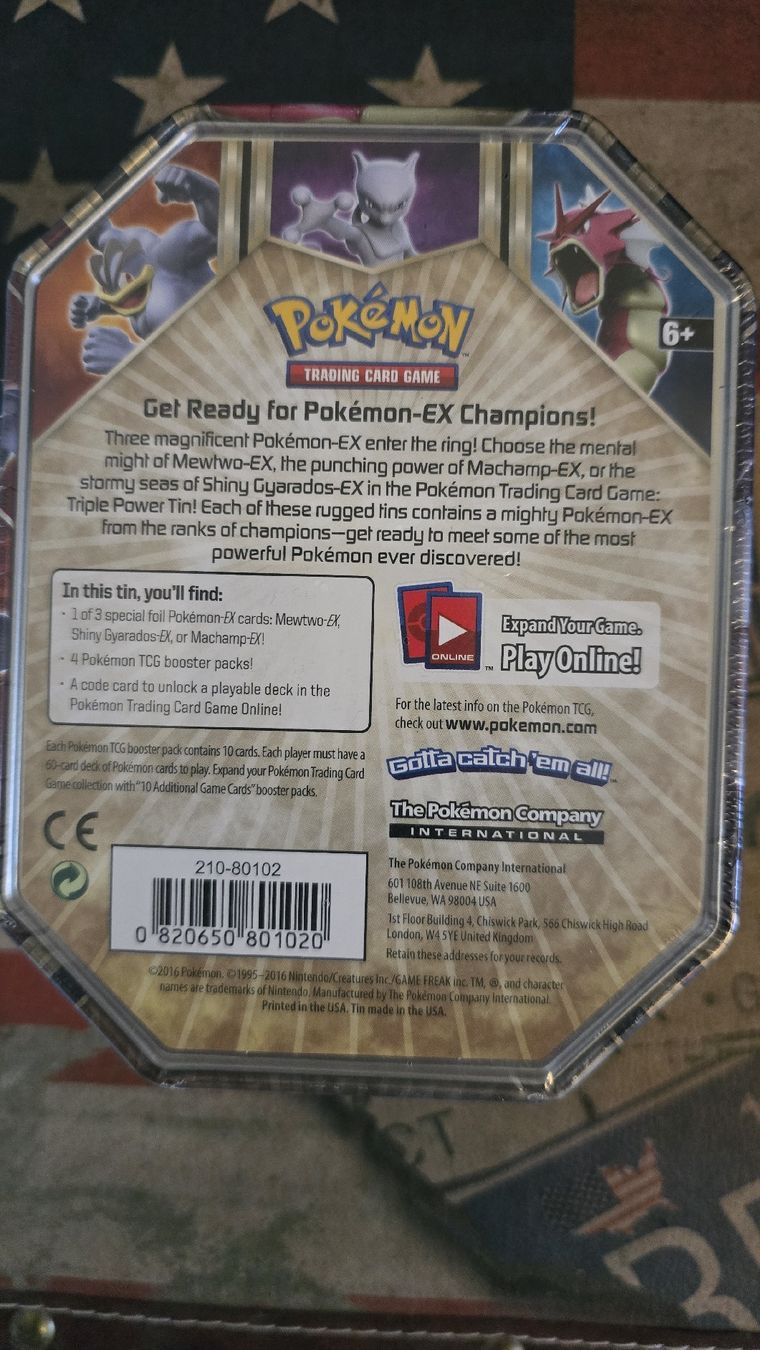 Pokémon Carte collezionabili: Pokémon Sammelkarten Tin Machamp EX – Nuovo e nell'imballaggio originale da Winterthur venduto da GreenSkyline 1