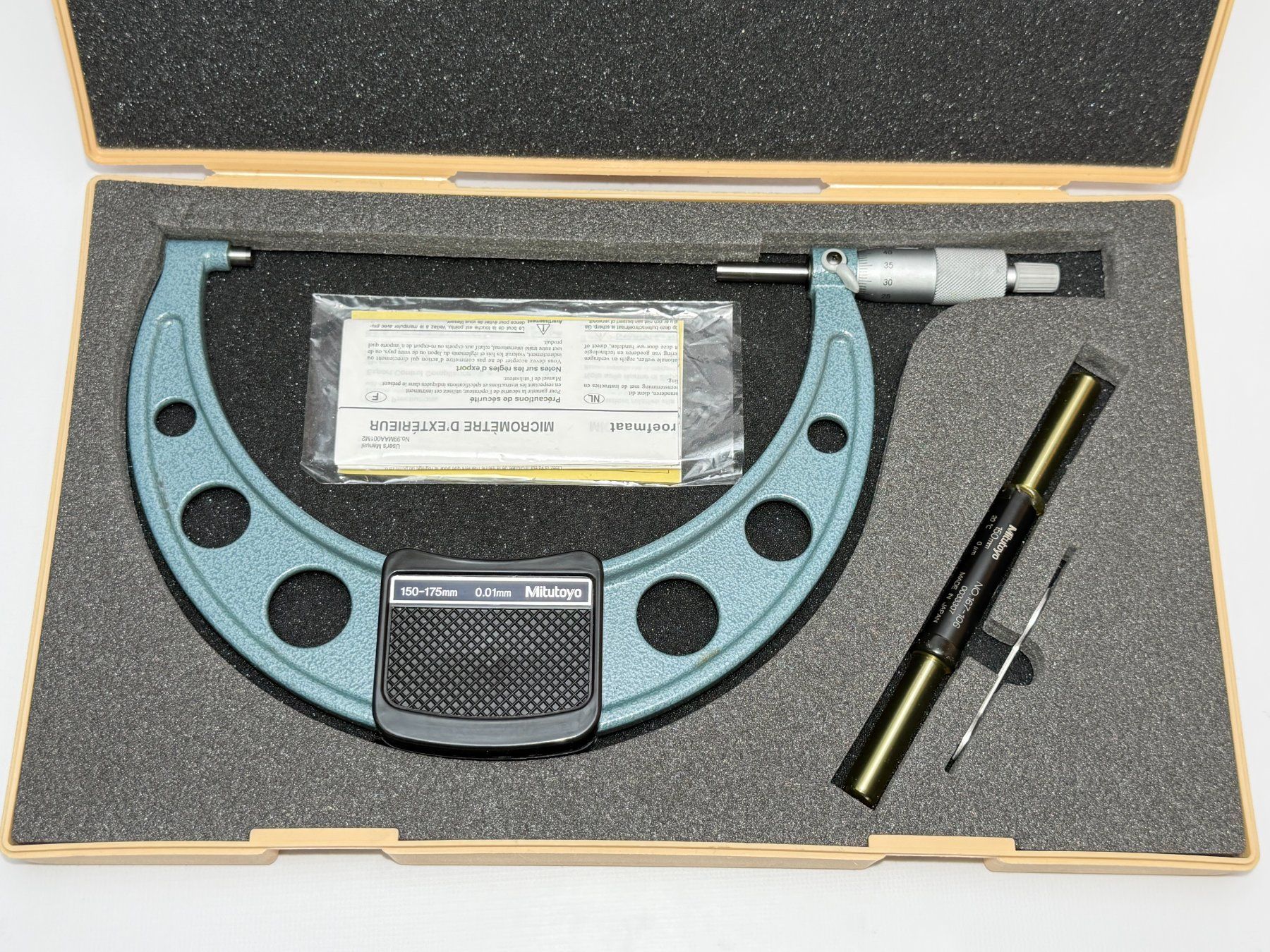 Mitutoyo Misurare: Mitutoyo 150-175mm Aussenmikrometer Mikrometer – Usato da Boswil venduto da ABLagerBoswil