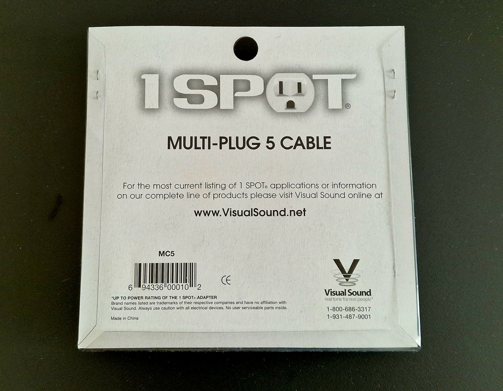 1 Spot Multi-Plug 5 Cable / Visual Sound (Neu und originalverpackt) in ...