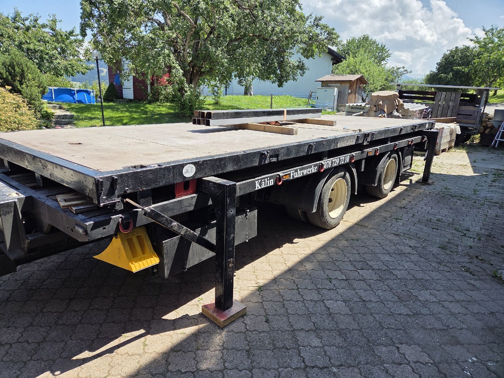 Nutzfahrzeuge: Wechselpritsche mit Rungentaschen – Gebraucht aus Gross von Subaru913 8
