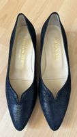 Ballerines Brunate noir taille 38.5 cuir Made in Italy