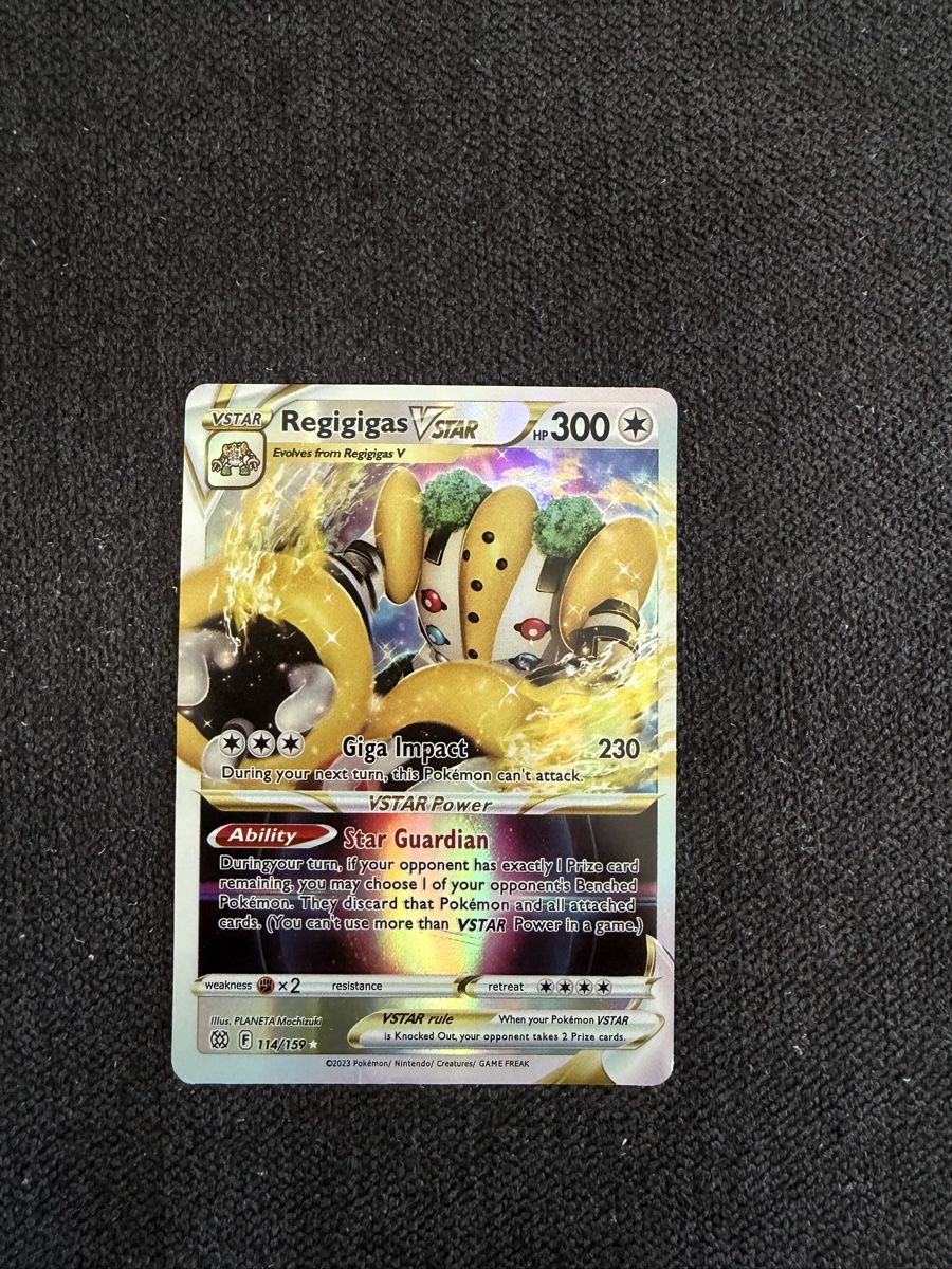 Pokémon Carte collezionabili: Pokémon Regigigas VSTAR 114/159 – Usato da Liestal venduto da arl_6tv7