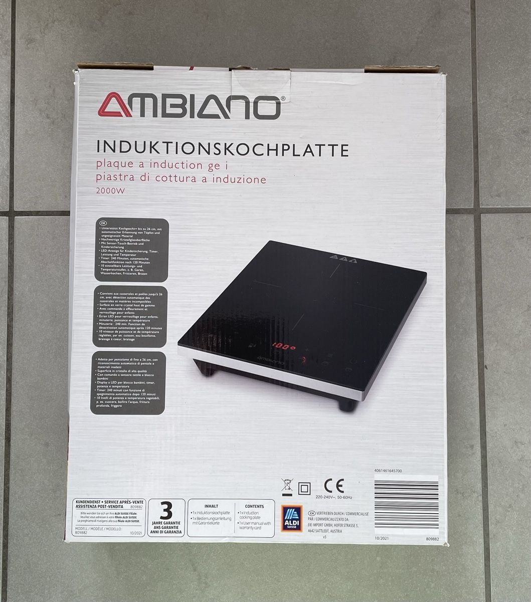 Cucine: AMBIANO Induktionskochplatte – Nuovo e nell'imballaggio originale da Obergösgen venduto da File75 1