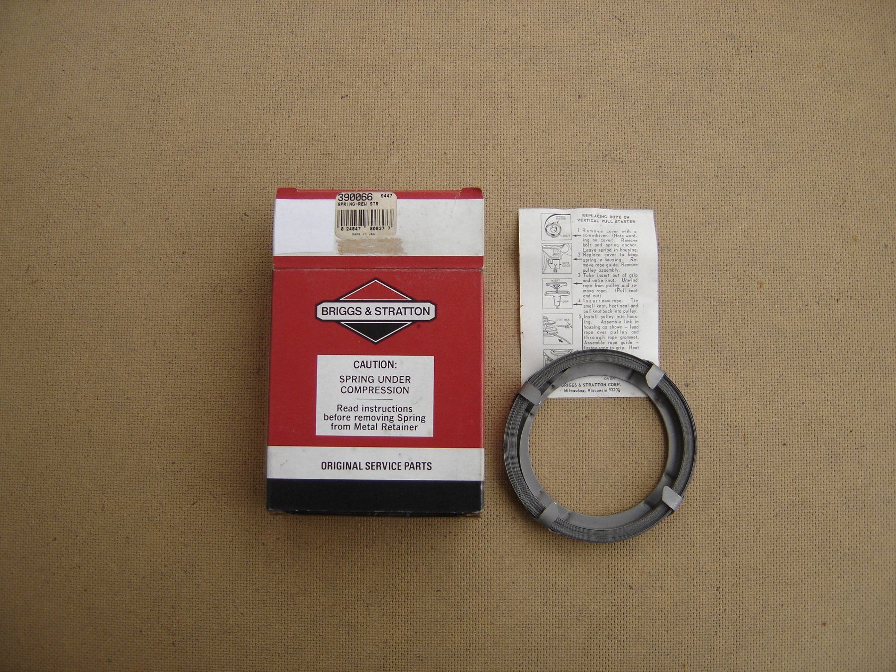 Altro per industria metallurgica: Starterfeder 390066 Briggs & Stratton Handstarter Basco Aebi – Nuovo e nell'imballaggio originale da Brunnen venduto da terras