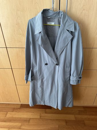PESERICO Trenchcoat, Gr. 42, Grau, Top Zustand!