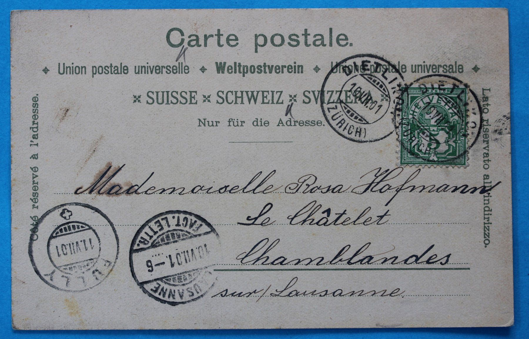Ansichtskarten: DIETLIKON LITHO AK – Gebraucht aus Lotzwil von pirolh 1