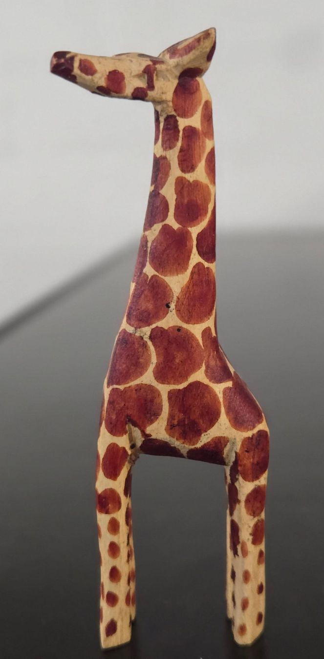 Figuren: Holz Giraffe und Elefant, Handarbeit, Deko – Gebraucht aus Rheinsulz von Dred 3