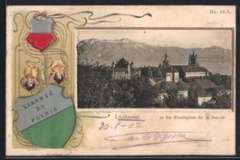 Litho Lausanne, Panorama et les Montagne