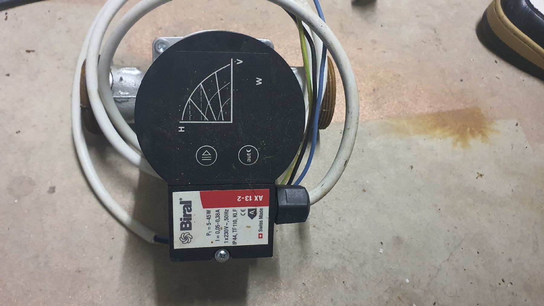 Biral Radiatori: Circulateur de chauffage Biral AX 13-2. – Usato da Kerzers venduto da ini_75wg