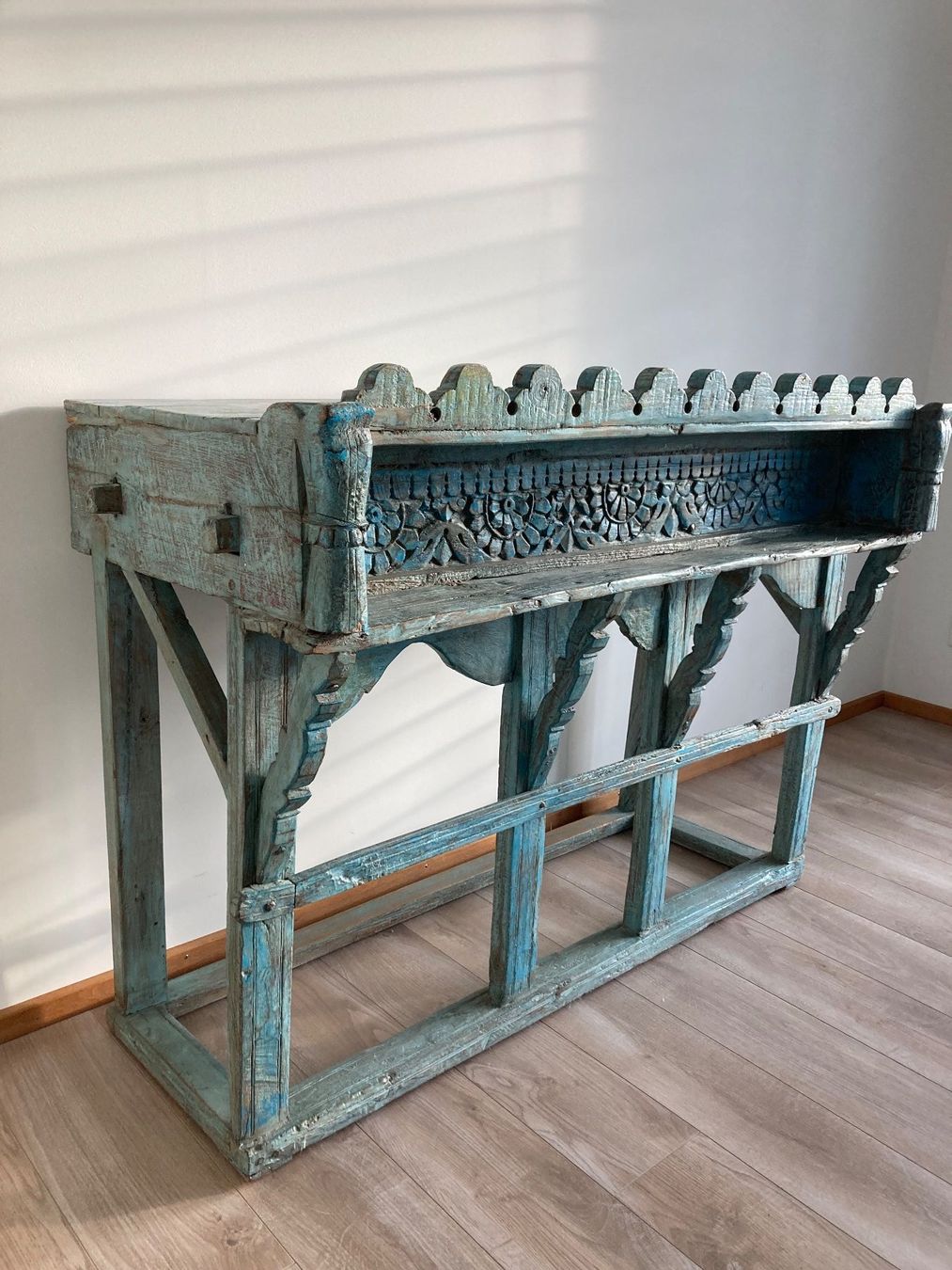 Tavoli: Console en bois antique - Rajasthan - Inde – Usato da Herrliberg venduto da BOULBADI 3