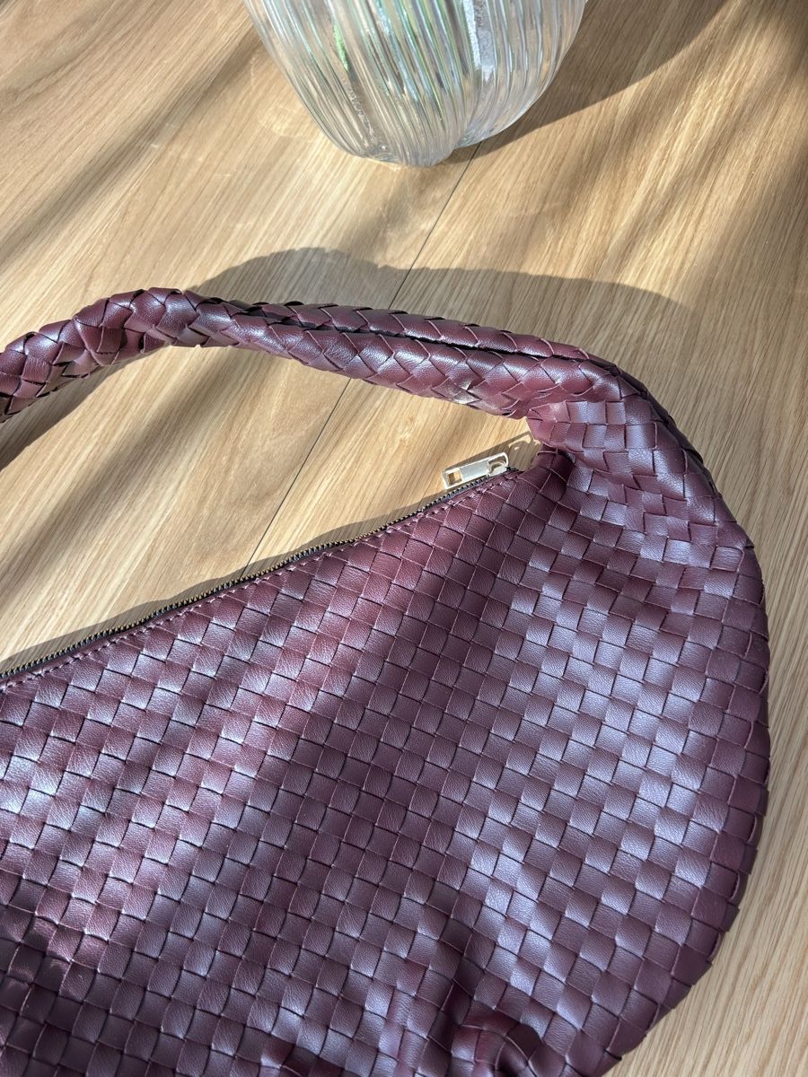 Borse da donna: Handtasche geflochten dunkelrot  – Usato da Chur venduto da faja7000 1