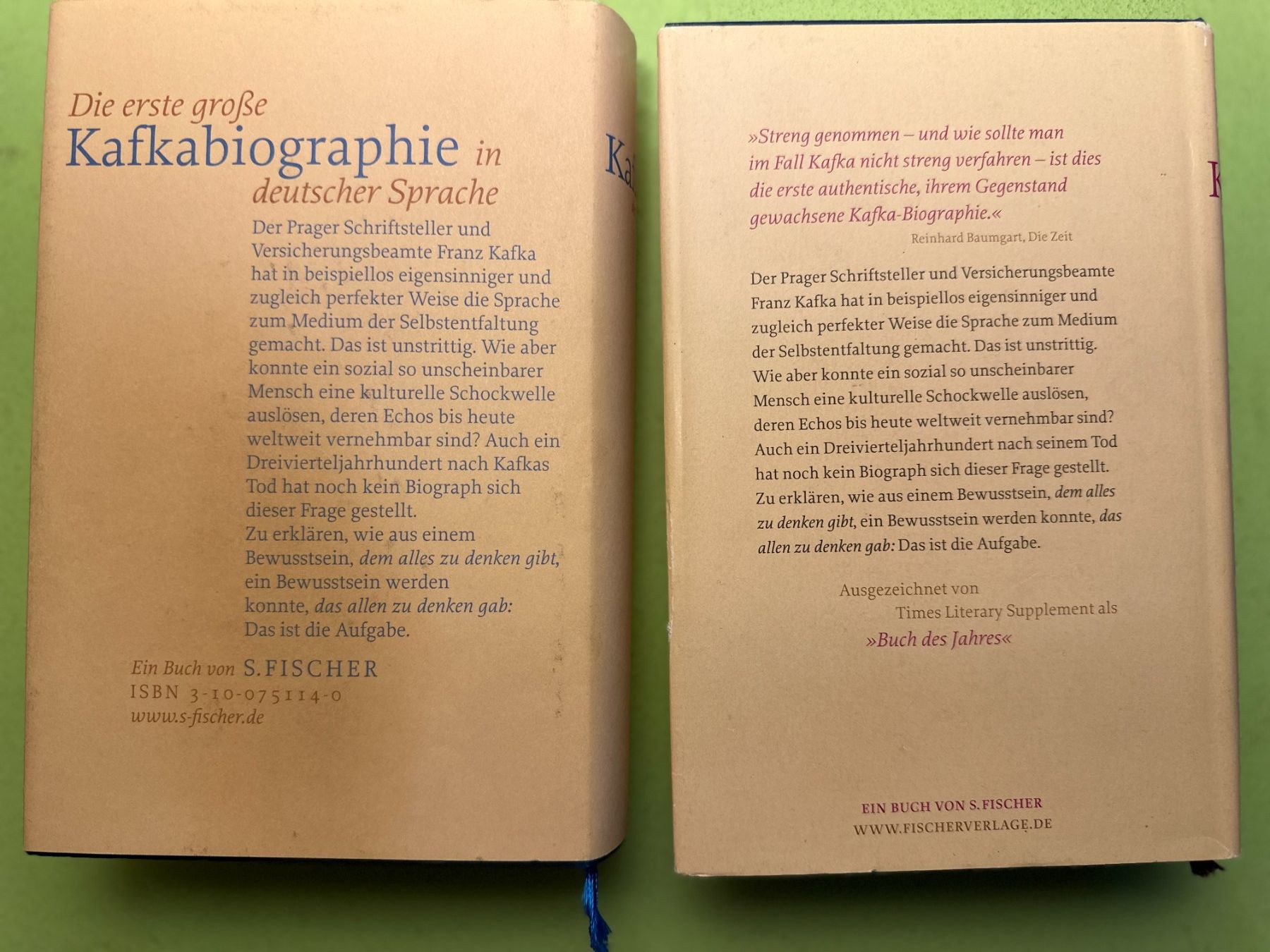 Libri: Reiner Stach: Kafka. 2 Bde. – Usato da Zürich venduto da allp 9
