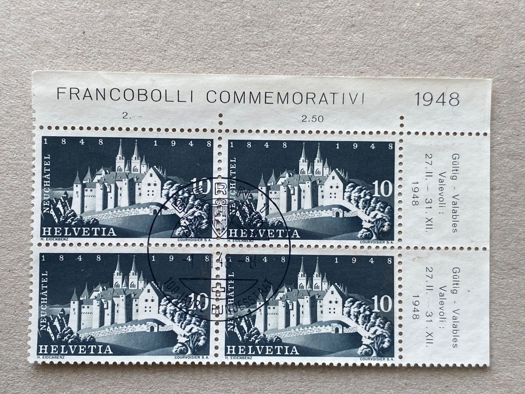 Alle Briefmarken: 282, Bern – Gebraucht aus Aarau von hilde47