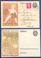 1928  Deutsches Reich / 2 Postkarten Deutsche Nothilfe