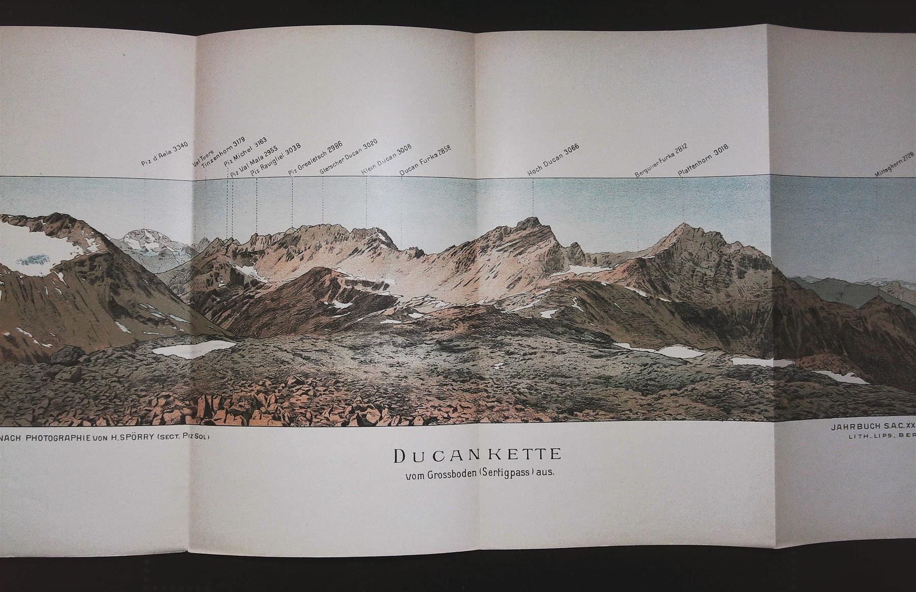 Incisioni: Ducankette vom Sertigpass Panorama – Usato da Rafz venduto da Helvet32