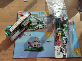 Lego Creator 3 in 1 31113 Lkw, Boot, Pneulader