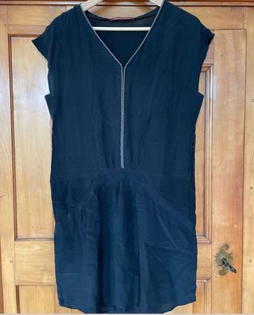 Comptoir des Cotonniers Kleid, Seide, schwarz, Grösse 38