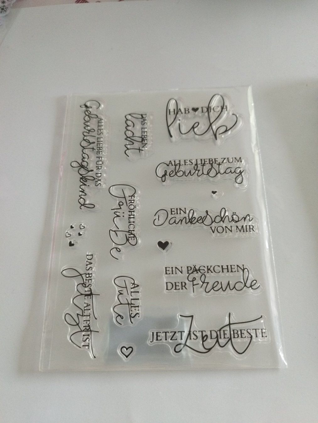 Timbri: Silikon - Motivstempel – Nuovo e nell'imballaggio originale da Würenlingen venduto da pjs-at-tutti 1