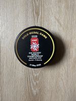 IIHF 2026 Gold Medal Game Official Game Puck – Sammlerstück
