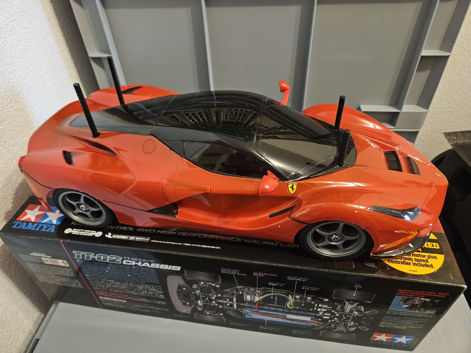 Tamiya RC Modellbau: Tamiya La Ferrari TT-02 – Neu (gemäss Beschreibung) aus Grenchen von Fluri1