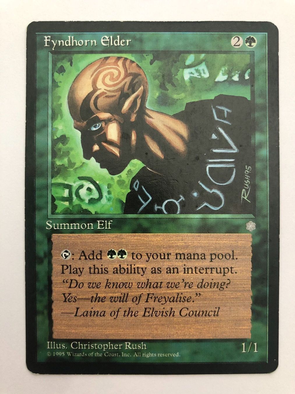 Cartoline: MTG - Fyndhorn Elder – Usato da Zürich venduto da T_H_O_M_A_S