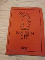 Bulletin CFF / Reliure de 1933