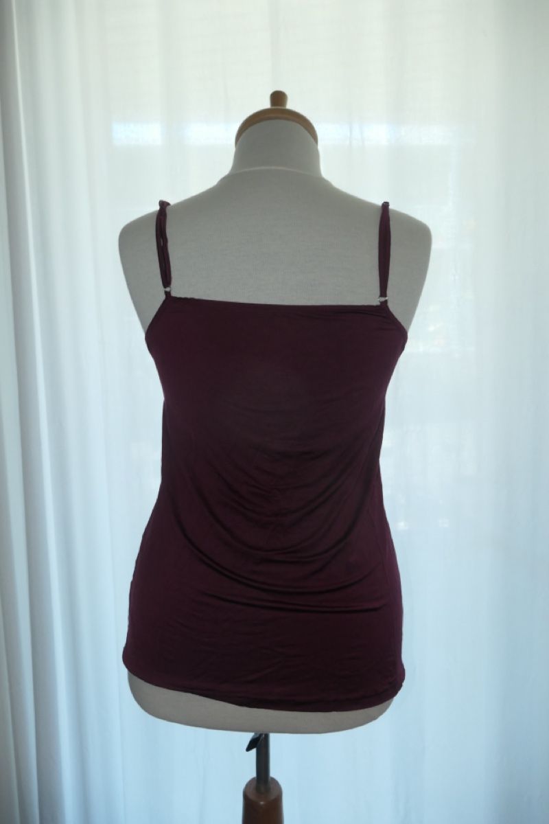 Top: Y2k top Damen Dunkelrot Grösse S Spitze – Usato da Kriens venduto da phi_l95v 2