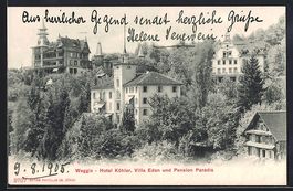 Weggis, Hotel Köhler, Villa Eden und Pe