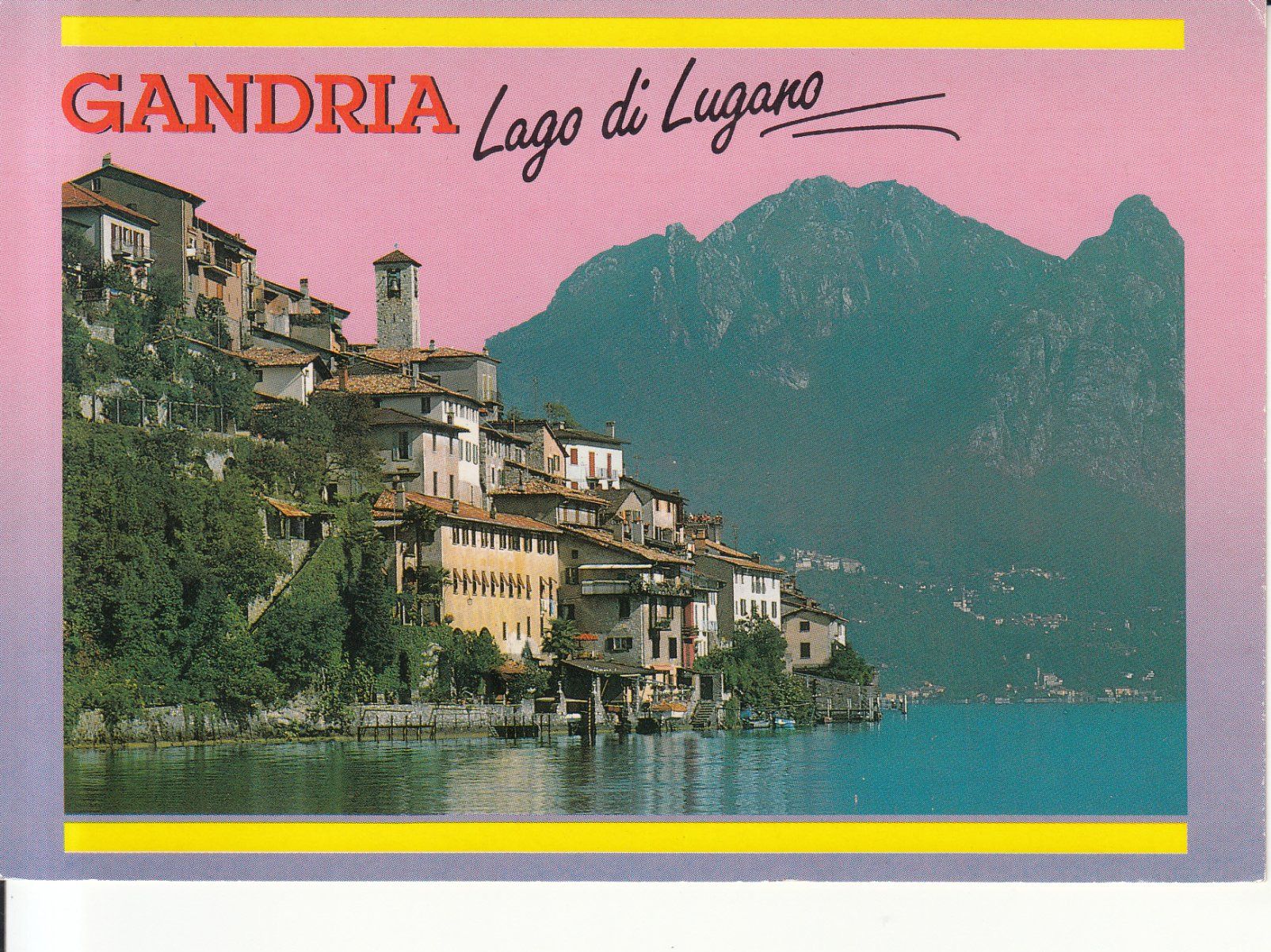 Cartoline postali: Gandria 2001 – Usato da Bürglen TG venduto da StampGraf