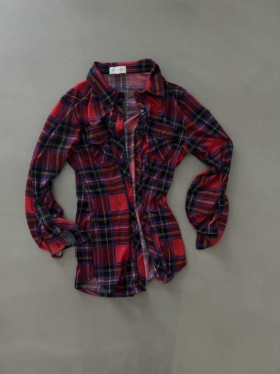Blusen: Red flannel – Gebraucht aus Belp von jan_6yvx