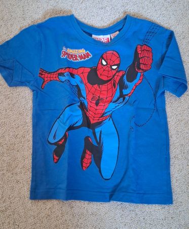 Marvel Spiderman T-Shirt blau Grösse 98