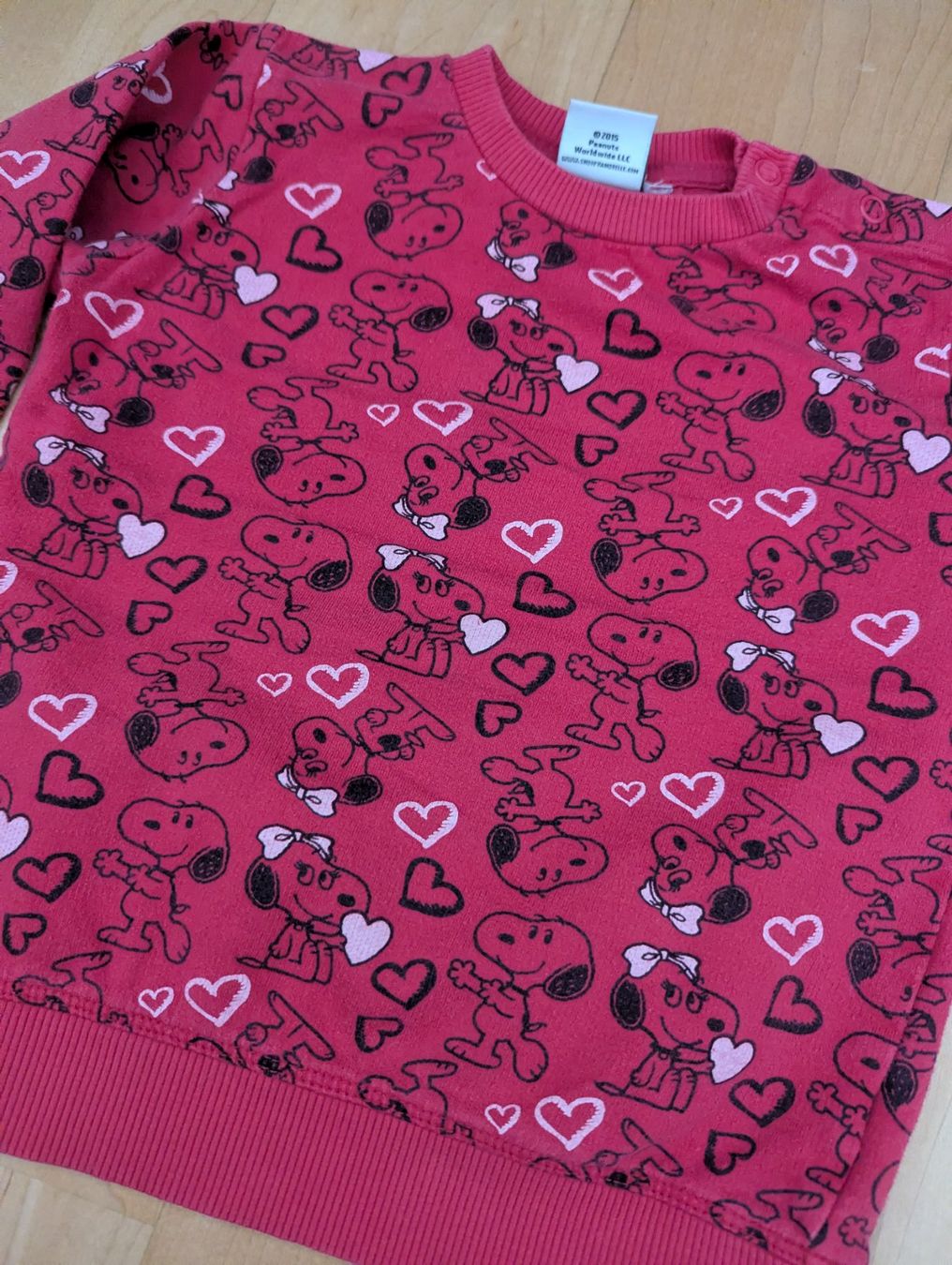 Maglioni & Felpe: Snoopy & Belle Pullover / Sweater Gr. 86 - Pink / Herzen – Usato da Uster venduto da petches 1