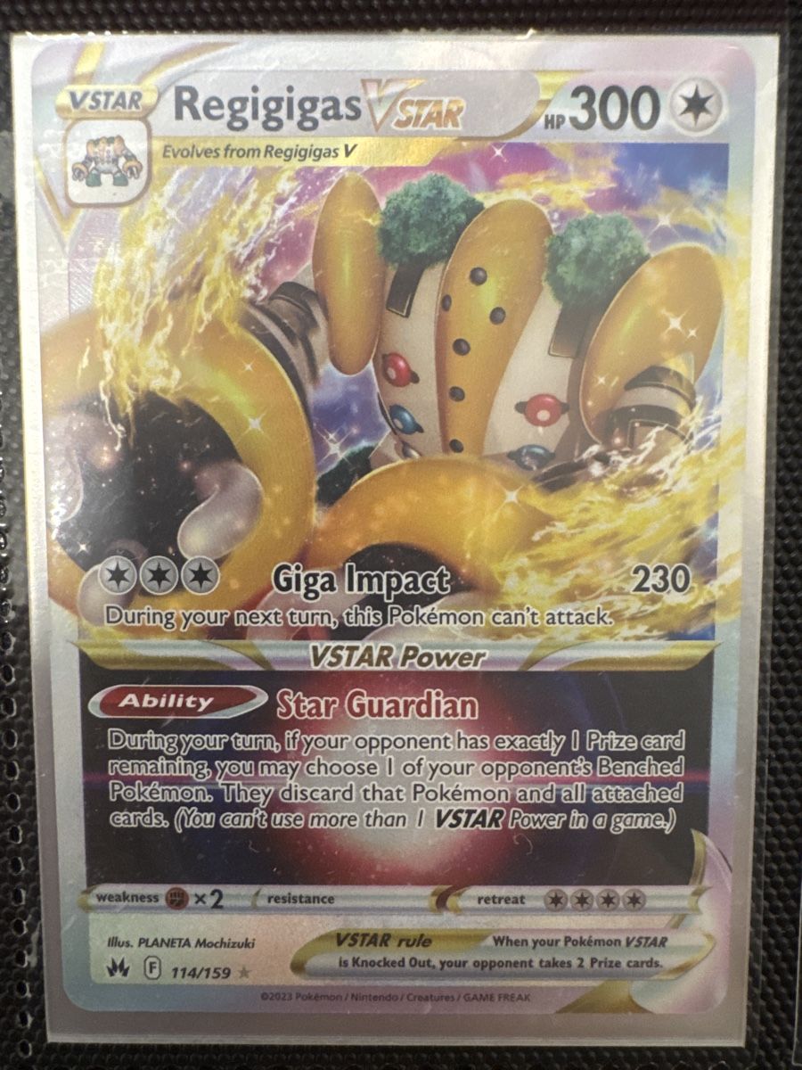 Pokémon Sammelbilder & Trading cards: Regigigas Vstar - Crown Zenith 114/159 – Neu (gemäss Beschreibung) aus Zürich von Sinan-Pasha