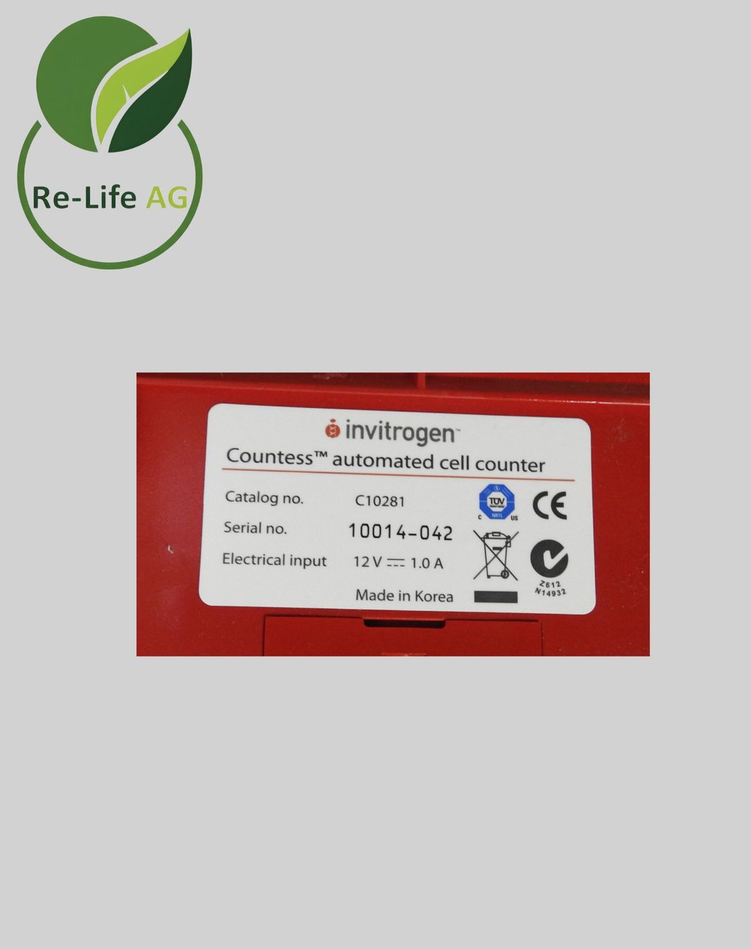 Tutte le macchine: Invitrogen | Countess | Automated Cell Counting System – Usato da Reinach BL venduto da Re-LifeAG_Labor2 5
