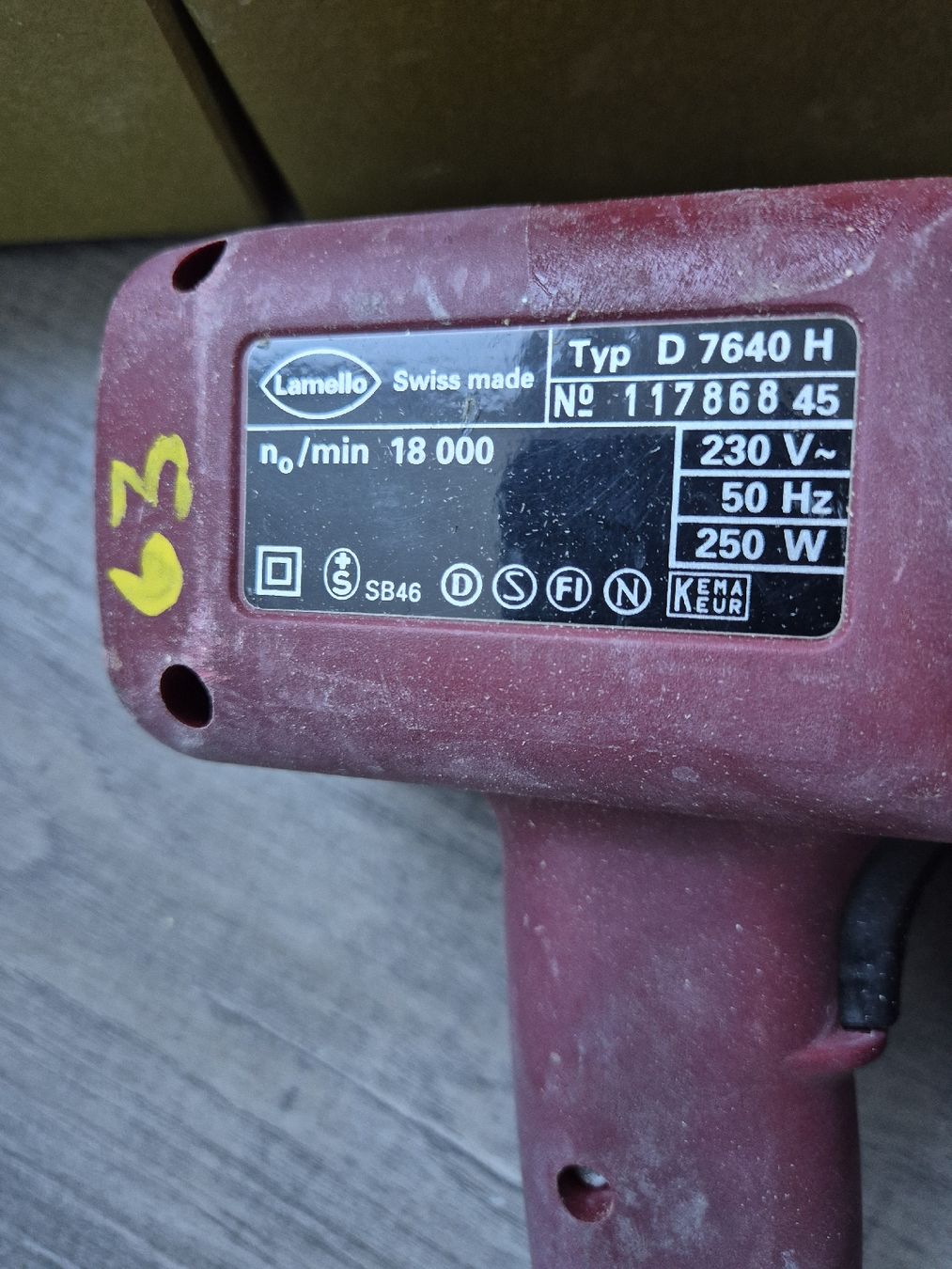 Tutte le macchine: Lamello Plano Lackfräse, Gebraucht – Usato da Schindellegi venduto da andre1291 4